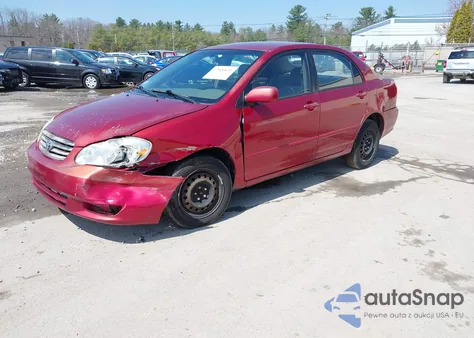 2004 Toyota Corolla Le z USA, uszkodzony, nr VIN 2T1BR38EX4C173228